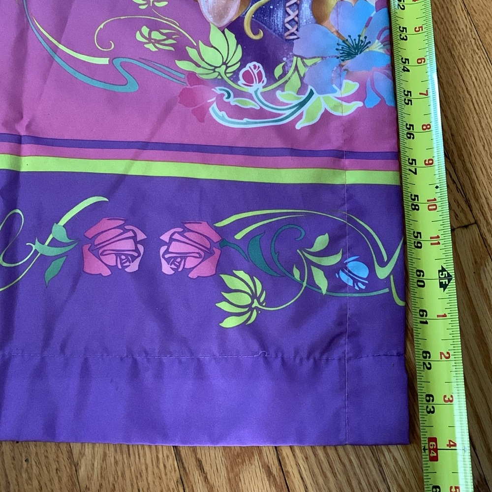 Disney Princess Rapunzel Set of Four Curtain Panels With Tie Backs - Picture 3 of 7